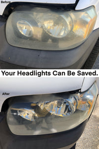 Ford Escape headlight restoration before and after. This mobile headlight restoration service is a 10 step process that returns over 95% lens clarity to even the most severely troubled lenses. This restoration requires around 2 1/2 hours to complete. A ceramic protection is included. Backed by our satisfaction guarantee. #mhrla #headlightrestoration #mobileheadlightrestoration #brightenyourway #losangeles #totalrefreshrestoration #mobileheadlightrestorationlosangeles #fordescape