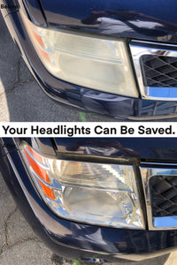 Nissan Pathfinder headlight restoration before and after. Our mobile headlight restoration service is a multiple step process that returns over 95% lens clarity and requires around 90 minutes to complete. A ceramic protection is included with every headlight restoration service. Backed by our satisfaction guarantee. #mhrla #headlightrestoration #mobileheadlightrestoration #brightenyourway #losangeles #crystalclearclarity #mobileheadlightrestorationlosangeles #nissanpathfinder