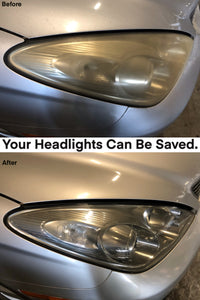 Lexus ES headlight restoration before and after. Our mobile headlight restoration service is a multiple step process that returns over 95% lens clarity and requires around 90 minutes to complete. A ceramic protection is included with every headlight restoration service. Backed by our satisfaction guarantee. #mhrla #headlightrestoration #mobileheadlightrestoration #brightenyourway #losangeles #crystalclearclarity #mobileheadlightrestorationlosangeles #lexuses