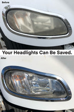 Delivery Box Truck headlight restoration before and after. This mobile headlight restoration service is a 10 step process that returns over 95% lens clarity to even the most severely troubled lenses. This restoration requires around 2 1/2 hours to complete. A ceramic protection is included. Backed by our satisfaction guarantee. #mhrla #headlightrestoration #mobileheadlightrestoration #brightenyourway #losangeles #totalrefreshrestoration #mobileheadlightrestorationlosangeles #boxtruck