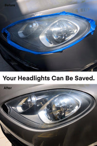 Porsche Macan headlight restoration before and after. This mobile headlight restoration service is a 10 step process that returns over 95% lens clarity to even the most severely troubled lenses. This restoration requires around 2 1/2 hours to complete. A ceramic protection is included. Backed by our satisfaction guarantee. #mhrla #headlightrestoration #mobileheadlightrestoration #brightenyourway #losangeles #totalrefreshrestoration #mobileheadlightrestorationlosangeles #porschemacan